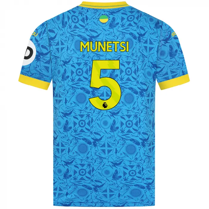 Wolverhampton Wanderers Store | Shop Official 2025-26 Wolves Third Shirt – Adult MUNETSI 5 Wolves Gear